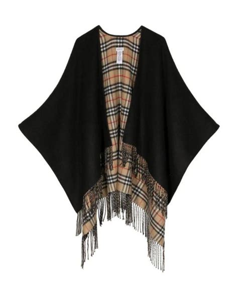 burberry cape black lyst|Burberry Capes for Women .